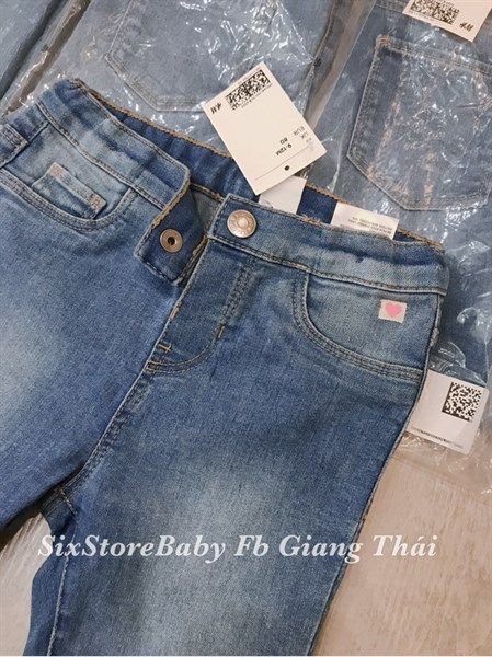 Quần jean tim hồng Hm