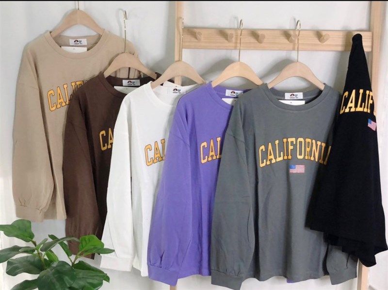 Áo tay dài Cali