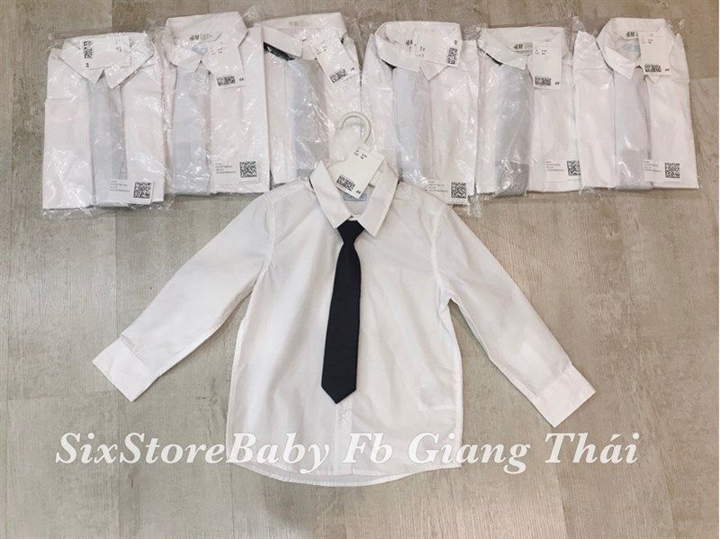 Sơmi trắng càvat Hm