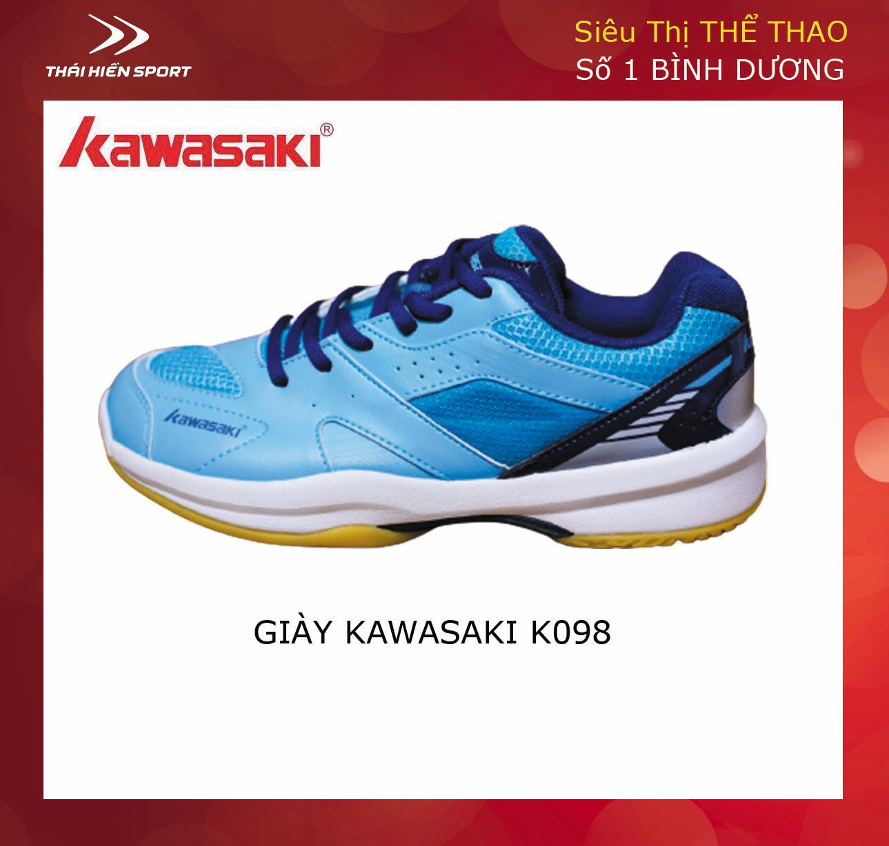  Giày cầu lông Kawasaki K098 xanh 