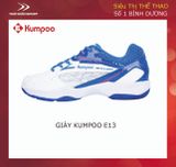  Giày cầu lông Kumpoo E13 trắng xanh 
