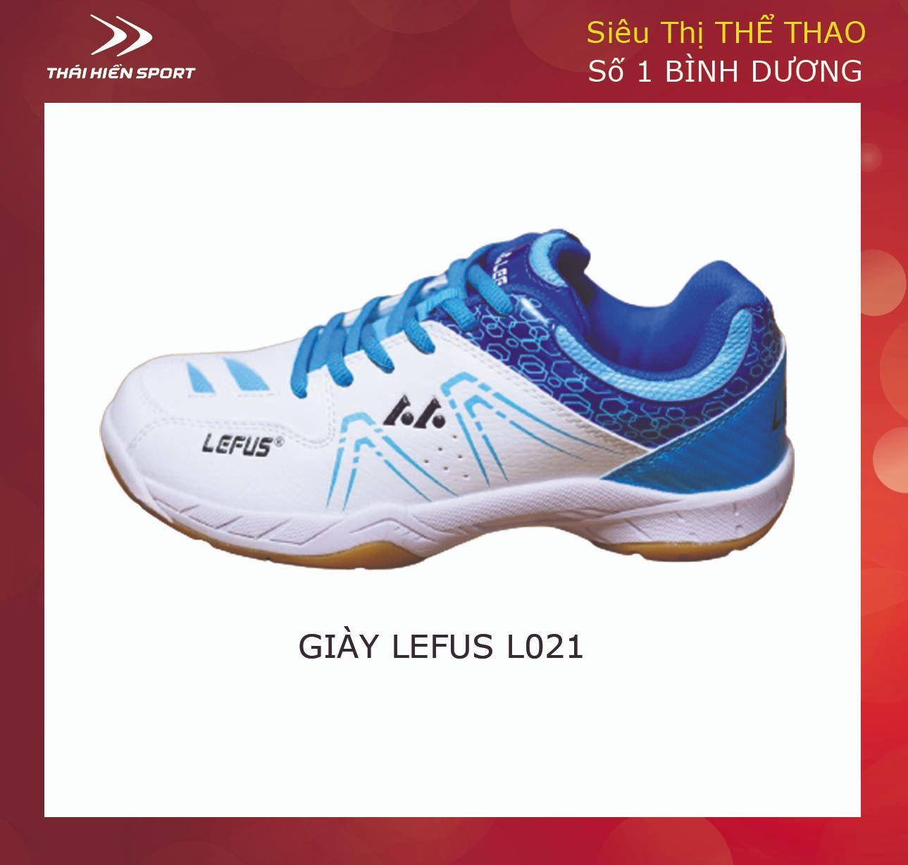  Giày cầu lông Lefus L021 trắng 