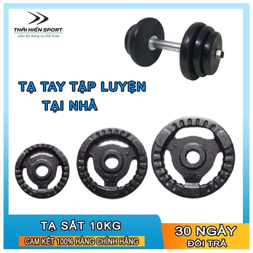  Tạ sắt miếng 10kg 