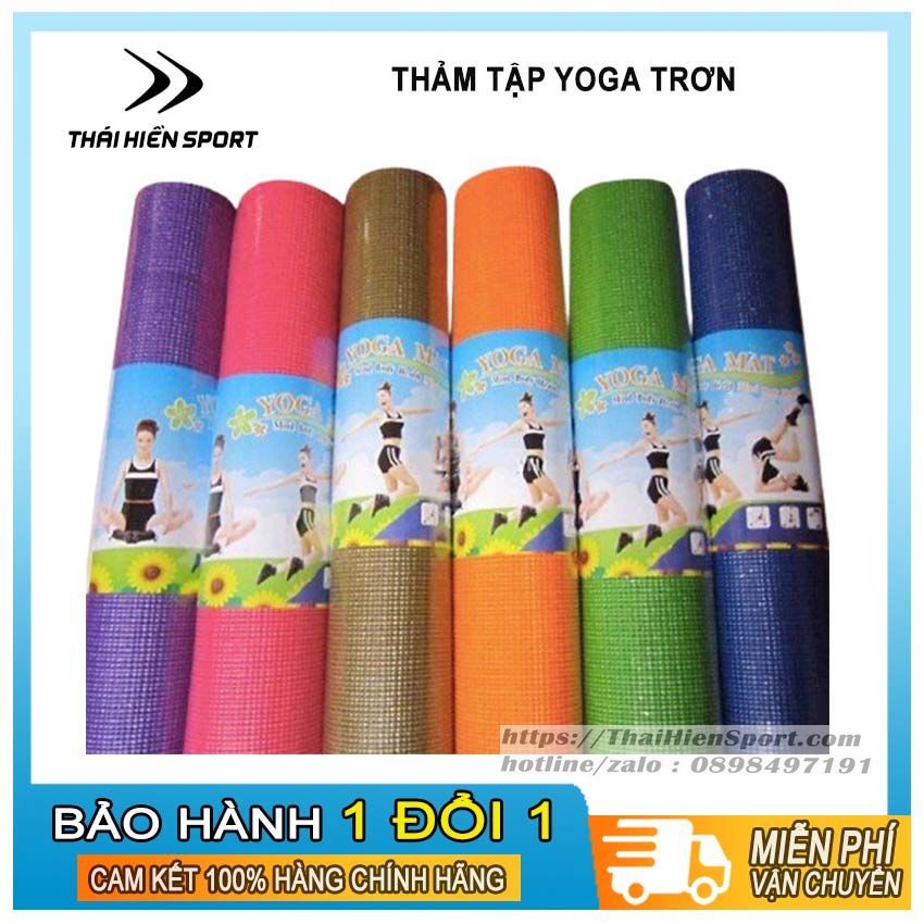  Thảm Tập Yoga trơn 