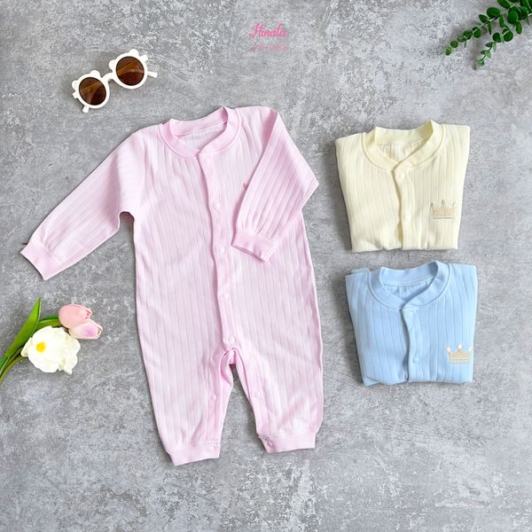  [03 Set] Body Sleepsuit unisex Hinata BF83 cho bé sơ sinh từ 0-6 tháng 