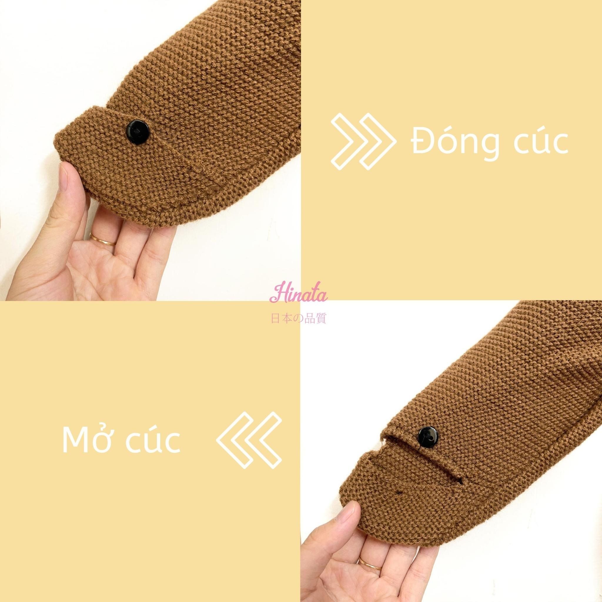 Kén ngủ ba chiều tai thỏ dễ thương KN03 - Tặng kèm set 5 đôi bao tay BTA01 cho bé Hinata