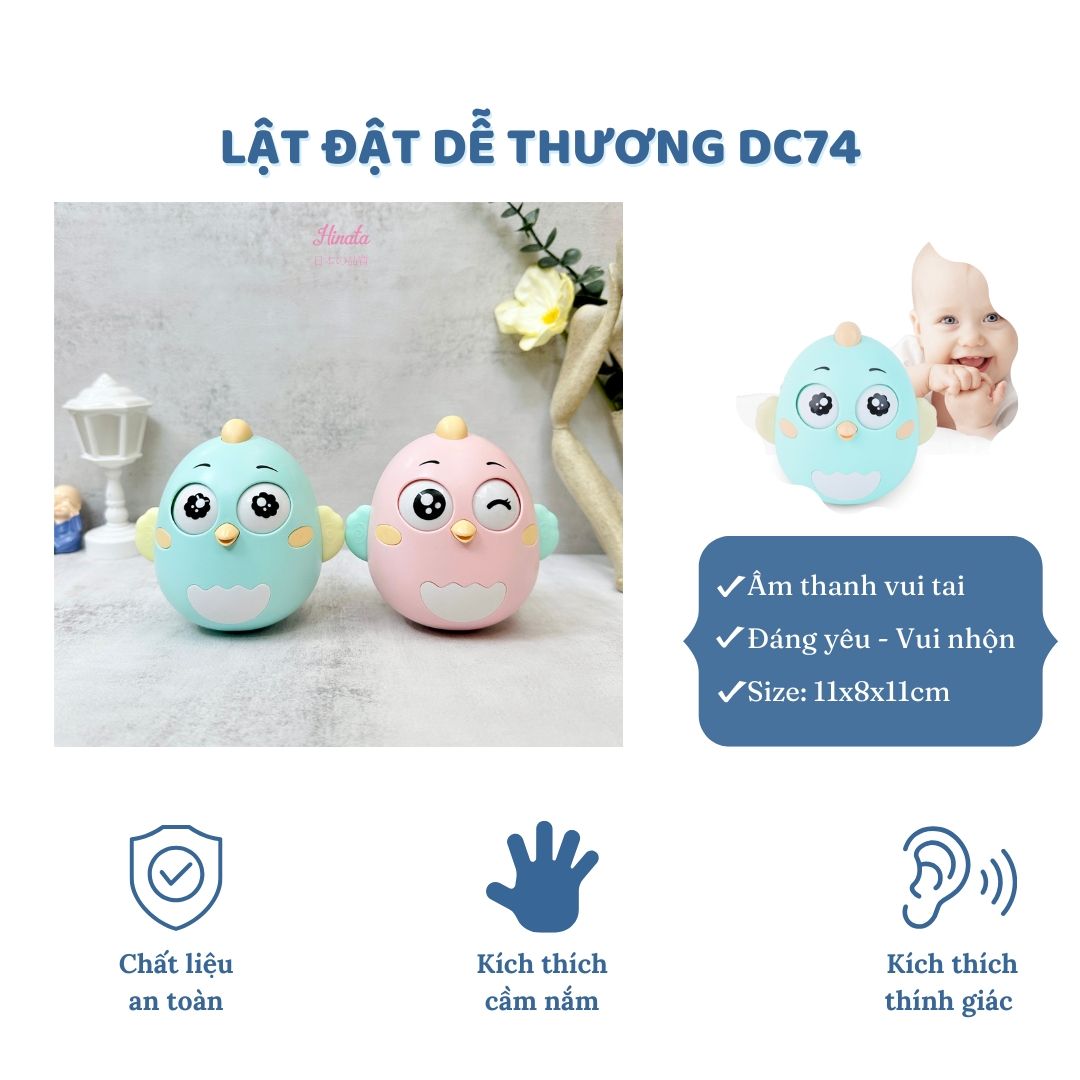 Lật đật hình gà con cho bé Hinata DC74