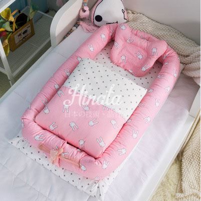 Combo giường nệm cho bé Hinata N02 (Có kèm chăn)
