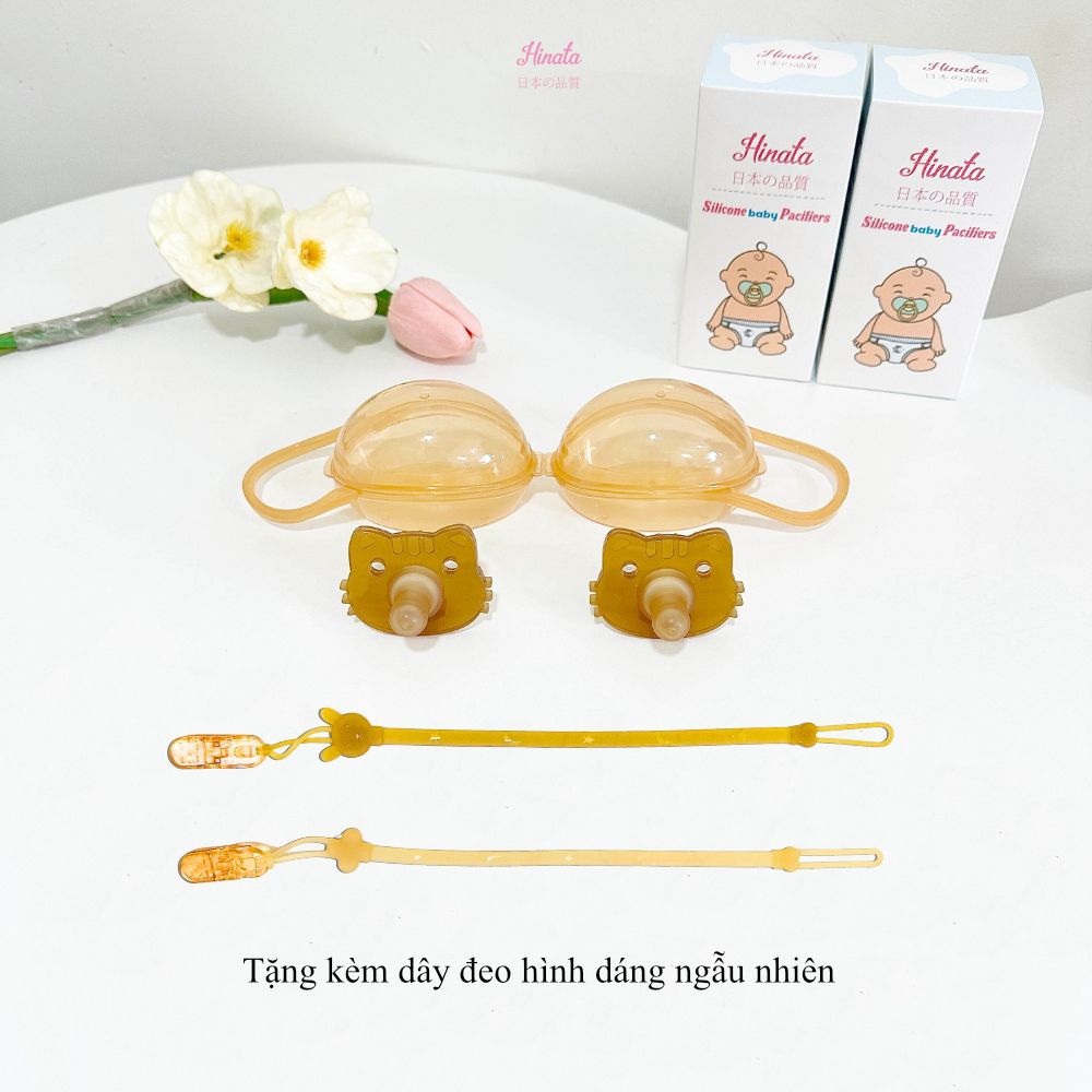 Núm ti giả silicon TG07 Hinata thương hiệu Nhật Bản