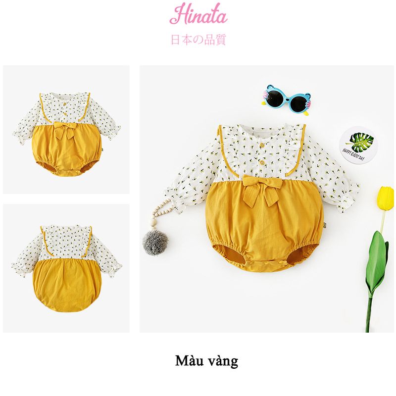 Bodysuit hoa dễ thương cho bé gái BF25 Hinata