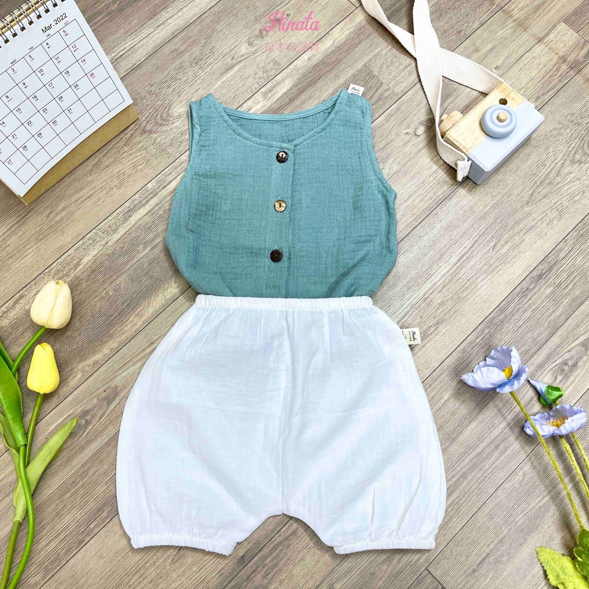 Đồ baby Muslin Unisex Hinata BF57