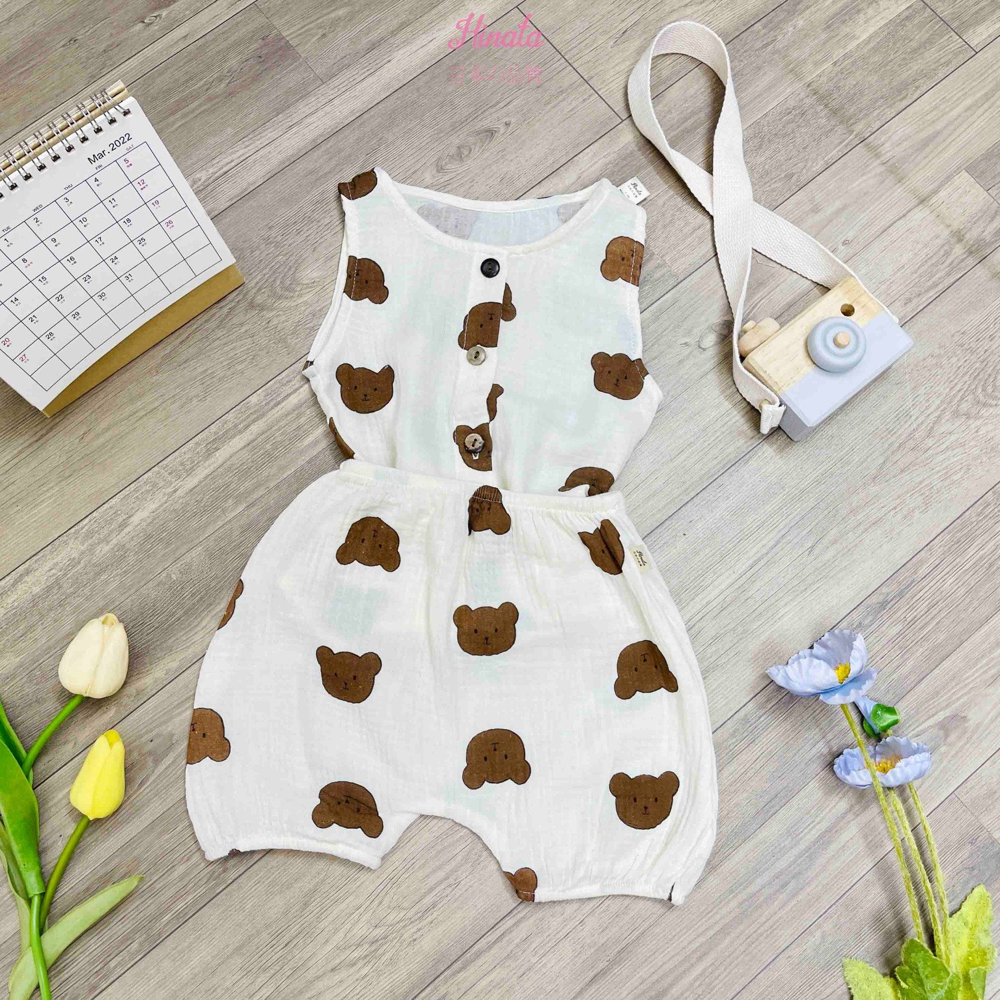 Đồ baby Muslin Unisex Hinata BF57