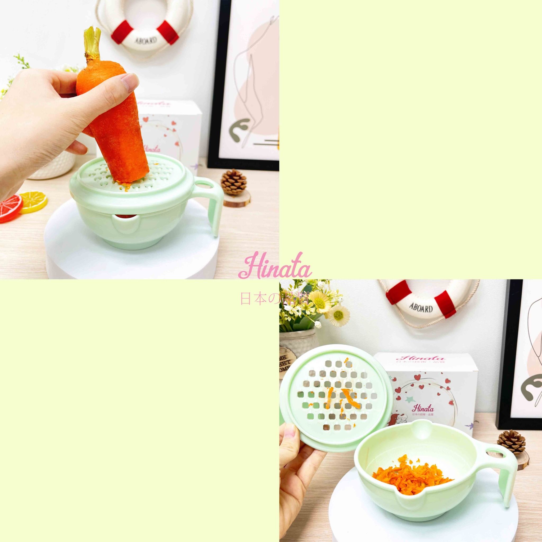 Bát chế biến ăn dặm đa năng Hinata CX02