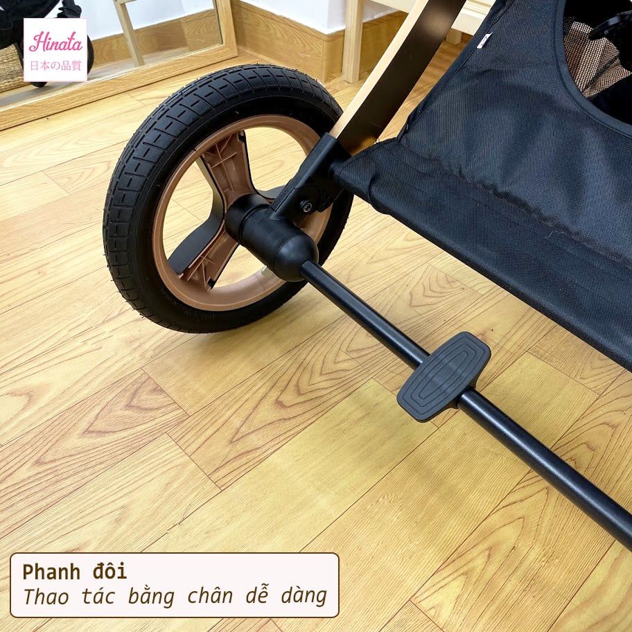 Xe đẩy nôi di động XD09 - 2 chiều đẩy thuận tiện - Điều chỉnh 3 tư thế