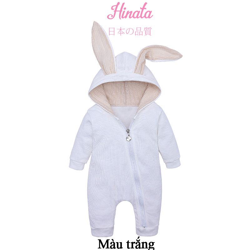  Set Romper unisex tai thỏ dễ thương BF52 Hinata 