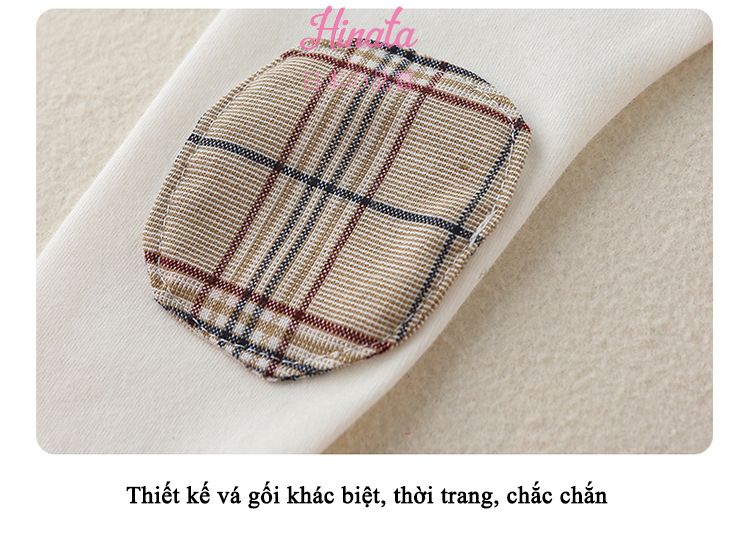 Set phối caro cho bé trai, bé gái Hinata BF34