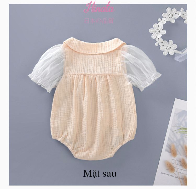  Set Bodysuit dễ thương cho bé gái BF54 Hinata 