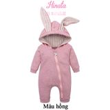  Set Romper unisex tai thỏ dễ thương BF52 Hinata 