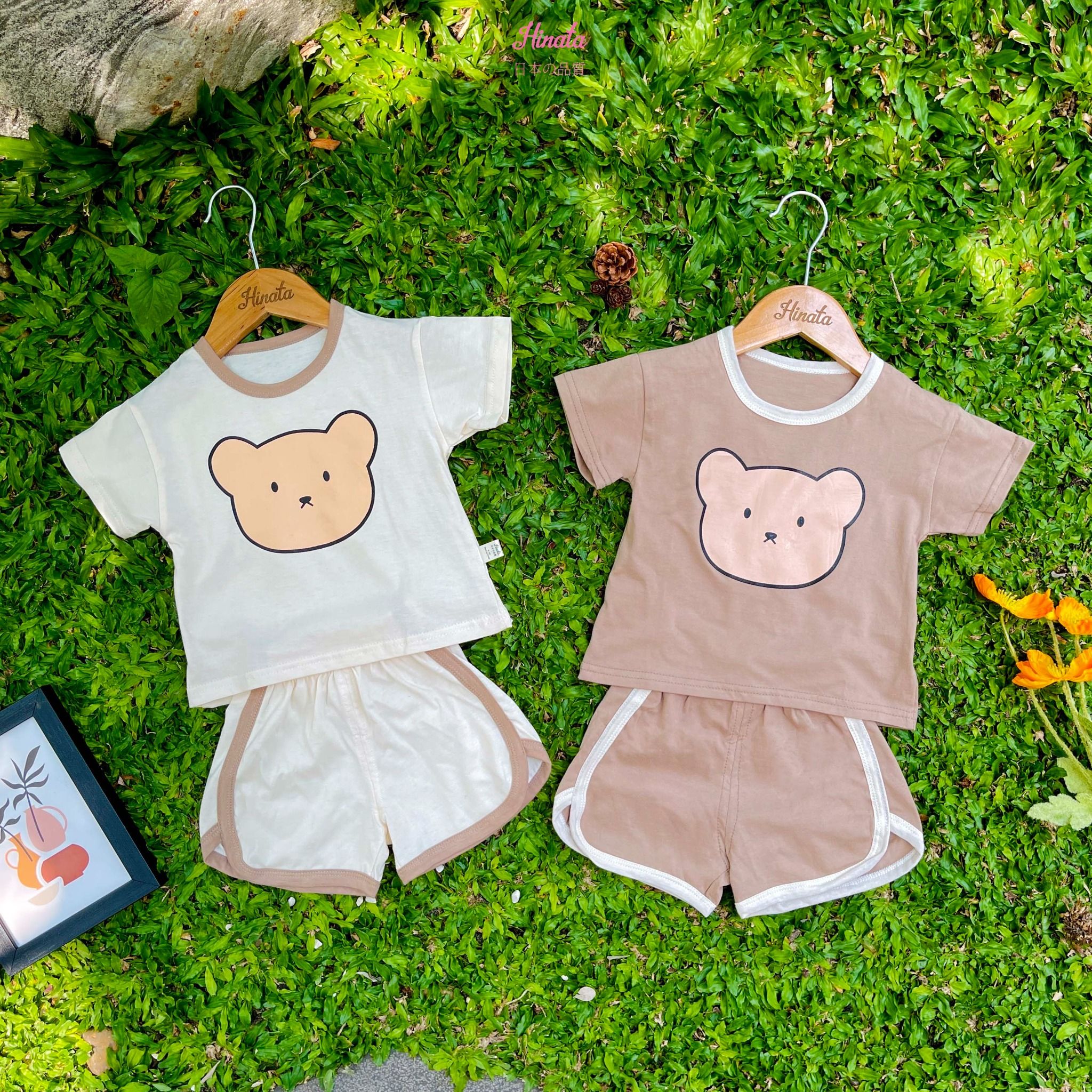 Set đồ gấu cute cho bé Unisex BF79