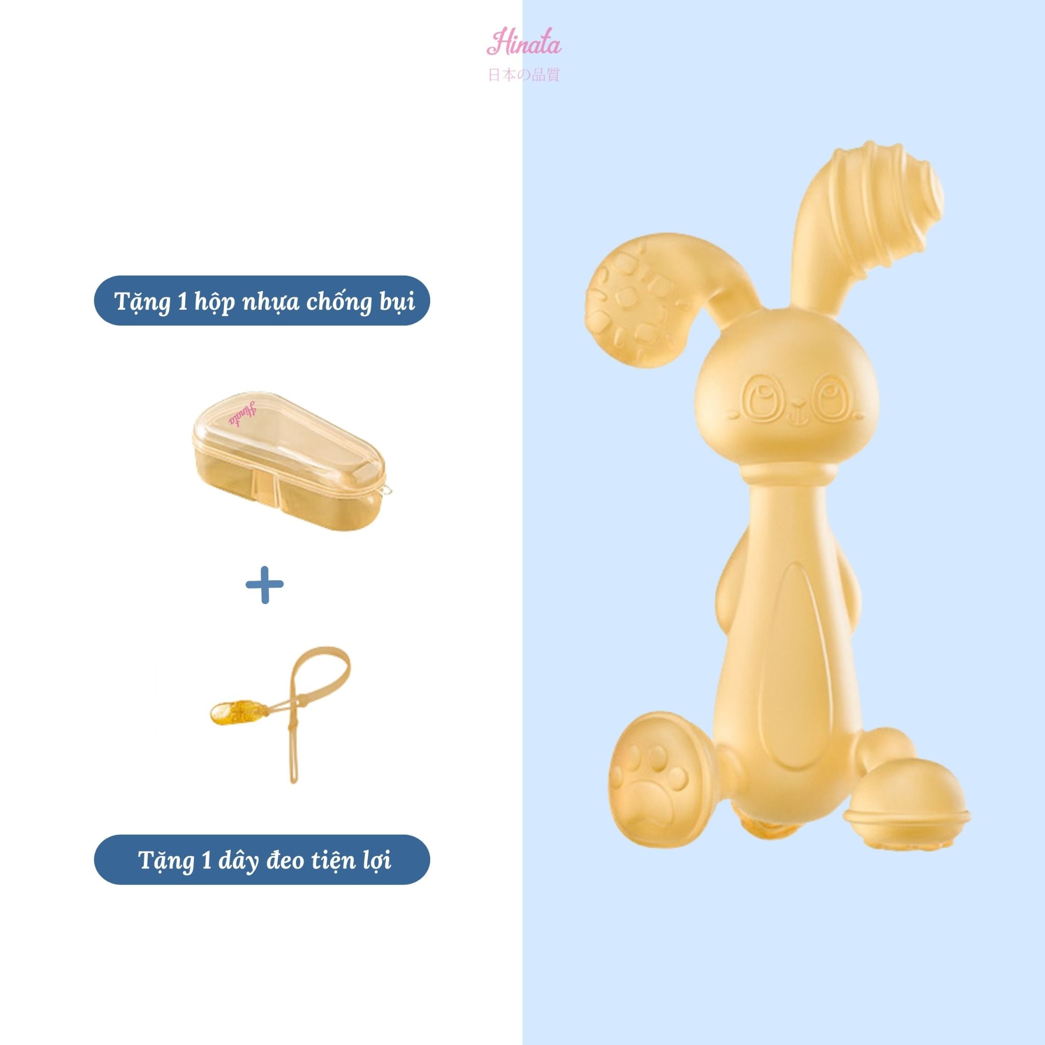 Đồ chơi full silicone gặm nướu cho bé Hinata DC88