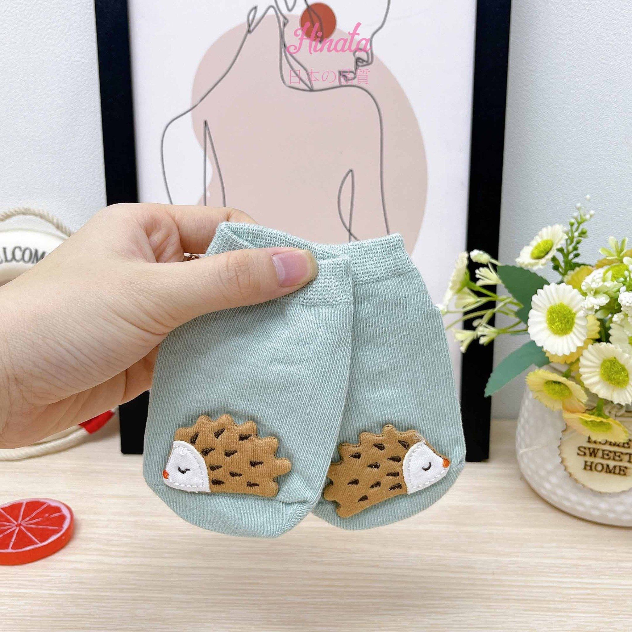 Set 4 Vớ cho bé hoạt hình Kid House V11_100% Cotton, co dãn tốt
