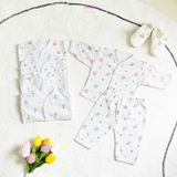  [01 Set] Bộ tay dài chất cotton siêu mềm mịn Hinata  BF82 