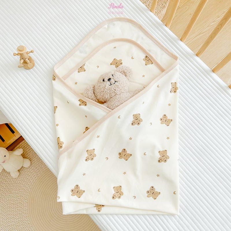 Khăn quấn cotton nguyên chất loại I Hinata KU02