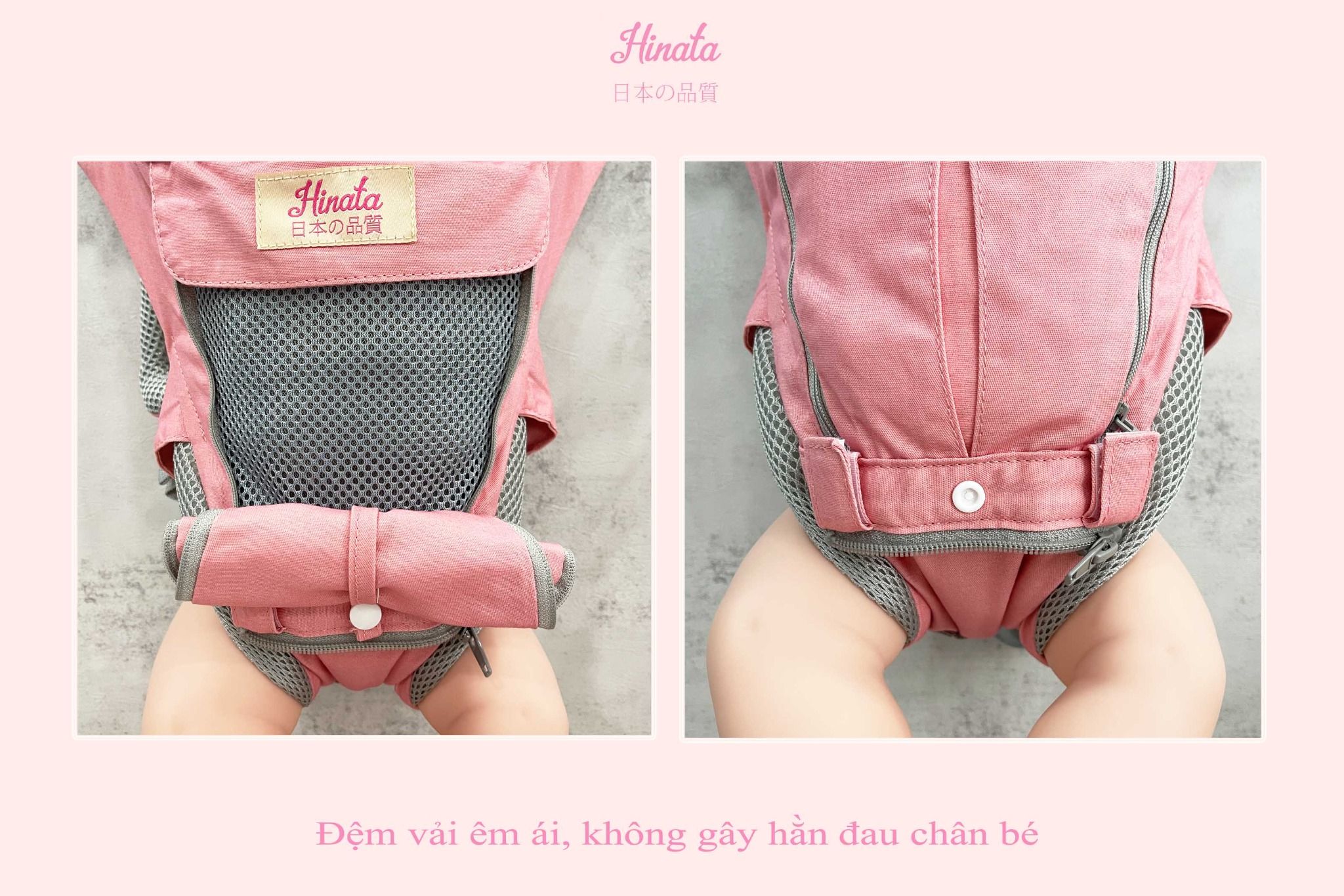 Đai địu con đa năng Hinata Nhật Bản DDC02