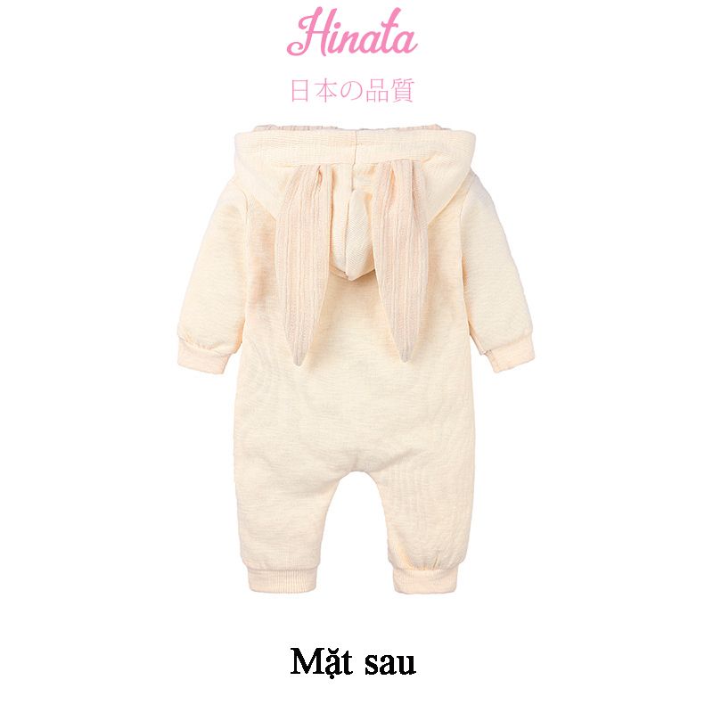  Set Romper unisex tai thỏ dễ thương BF52 Hinata 