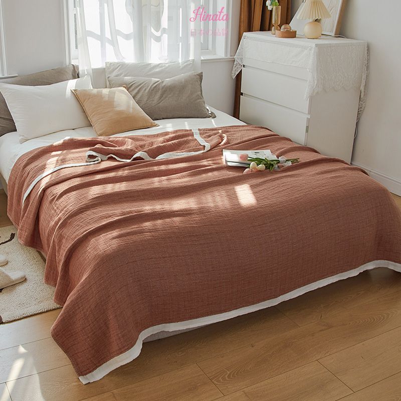 Khăn mền bông cao cấp cho mẹ KM01 chất liệu Muslin Hinata - Nội địa Nhật