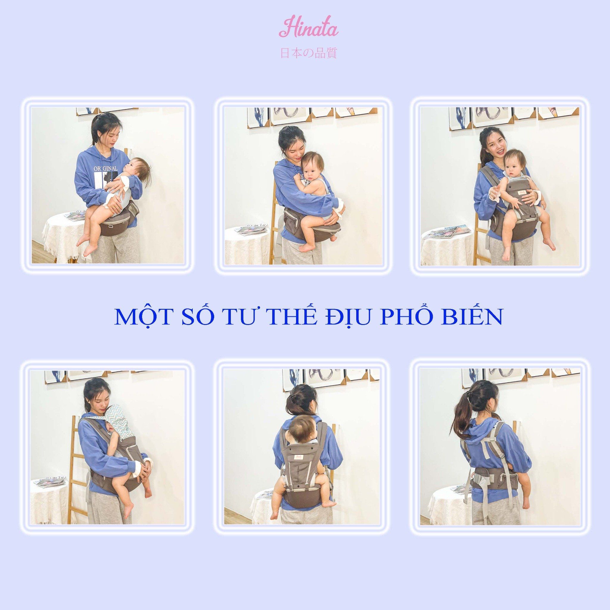 Đai địu con đa năng Hinata Nhật Bản DDC02