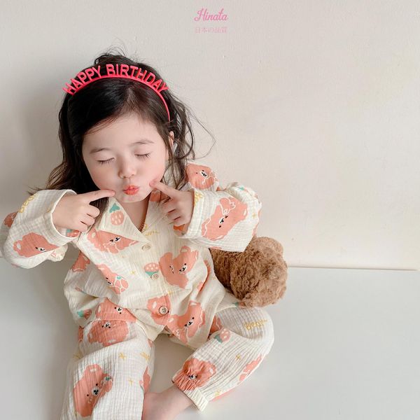  Pijama bé gái Hinata cổ V BF64 