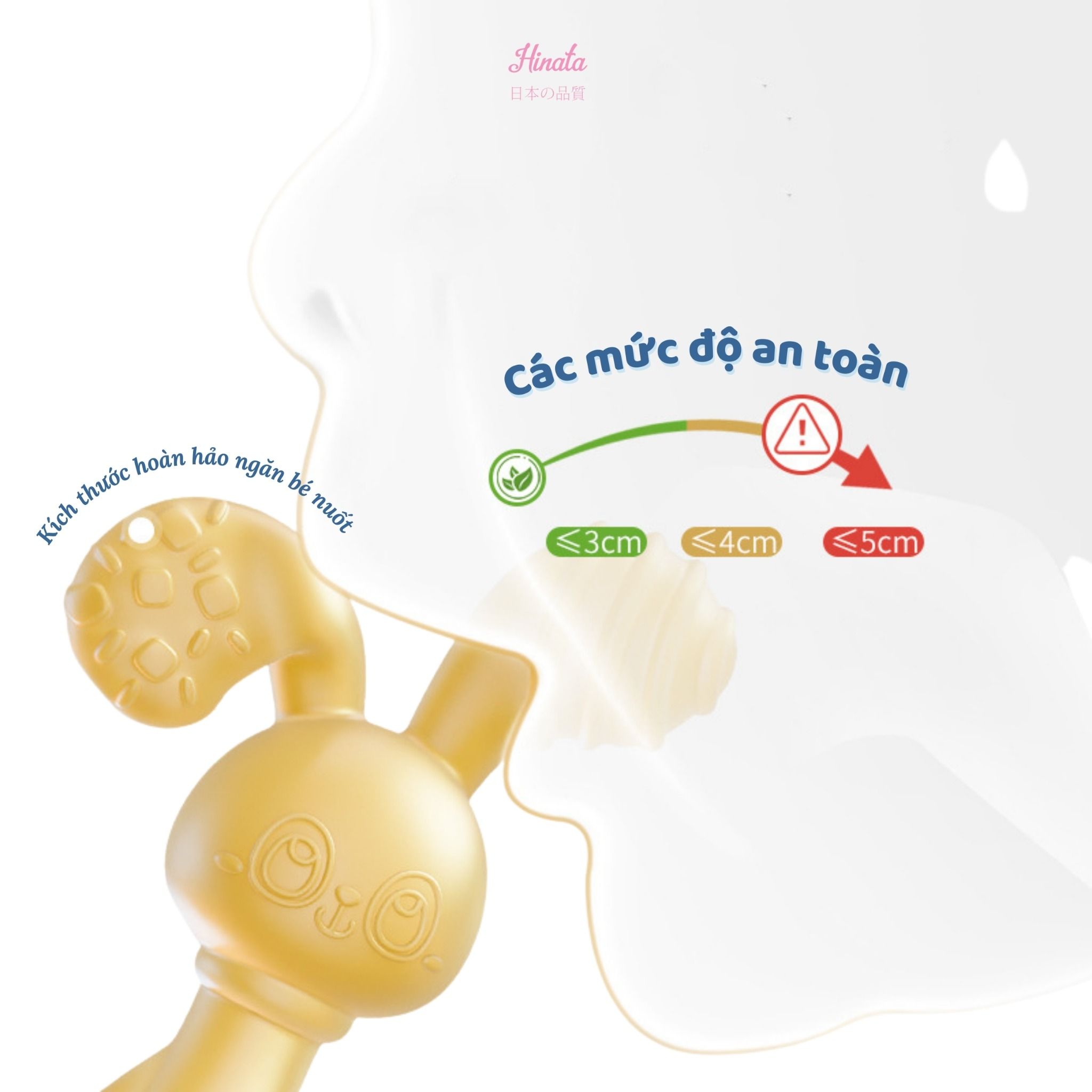 Đồ chơi full silicone gặm nướu cho bé Hinata DC88