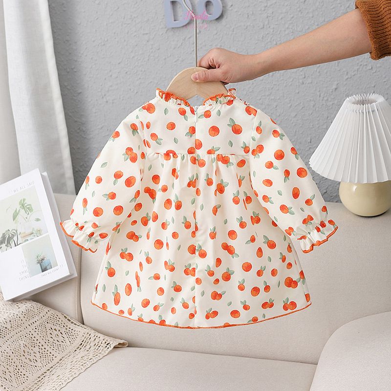 Váy cam dễ thương cho bé gái BF67