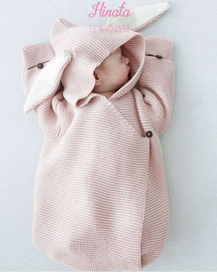 Kén ngủ ba chiều tai thỏ dễ thương KN03 - Tặng kèm set 5 đôi bao tay BTA01 cho bé Hinata