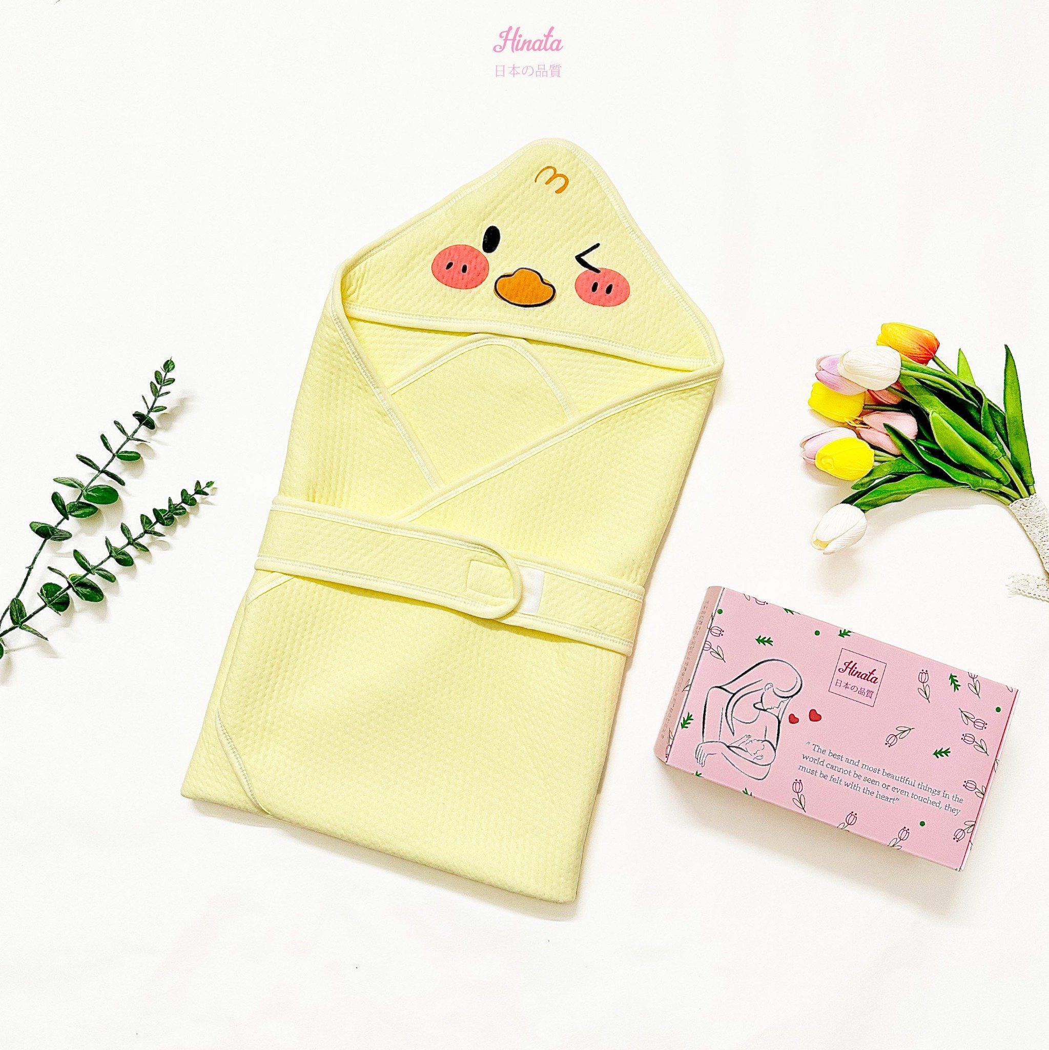 Khăn ủ bông ấm áp cho bé Hinata KU01