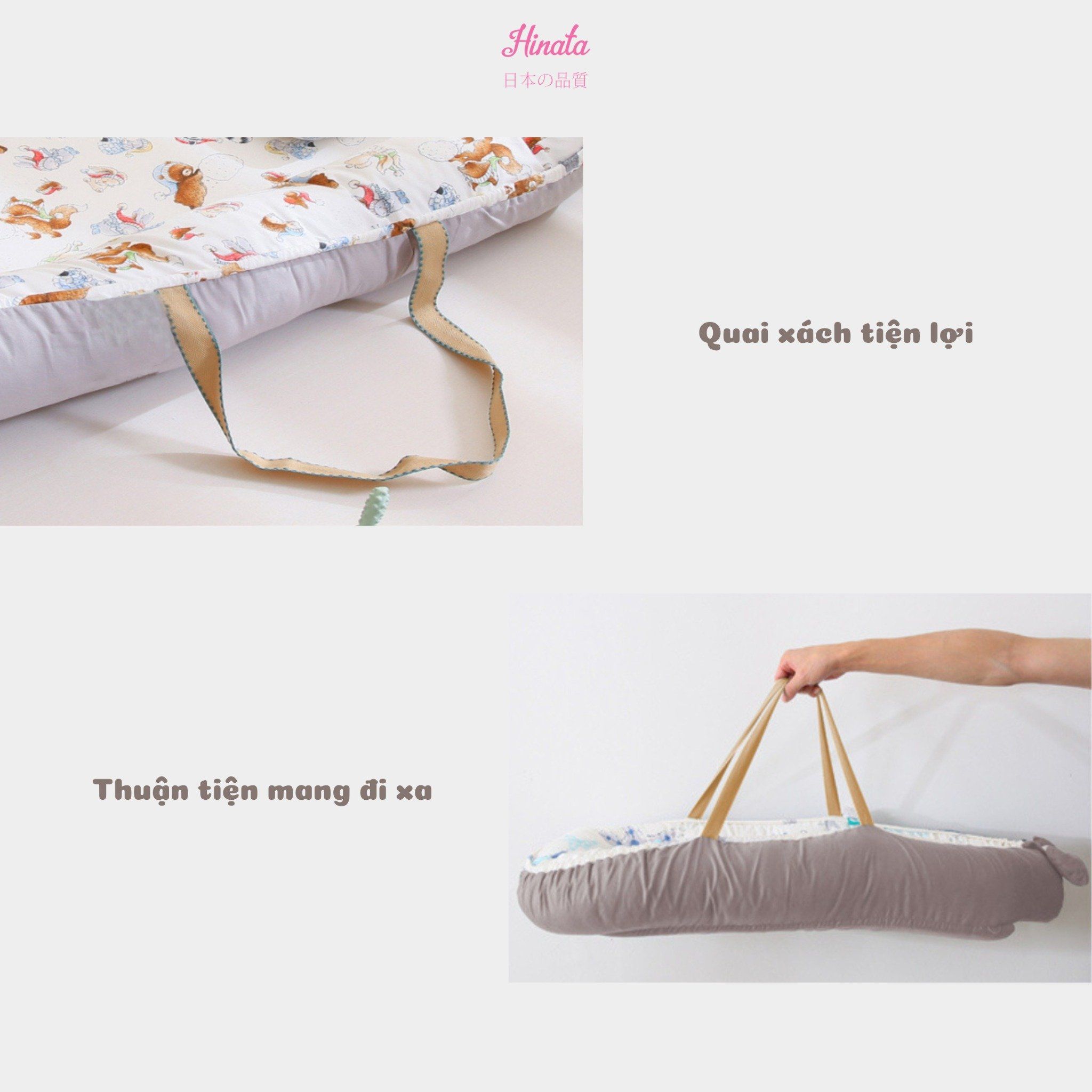 Nệm ngủ gấp gọn cho bé Hinata N06