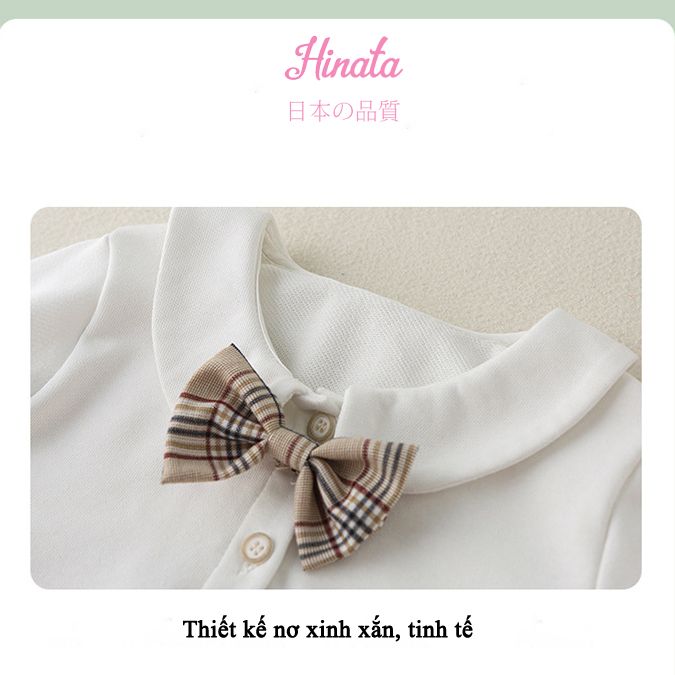 Set phối caro cho bé trai, bé gái Hinata BF34