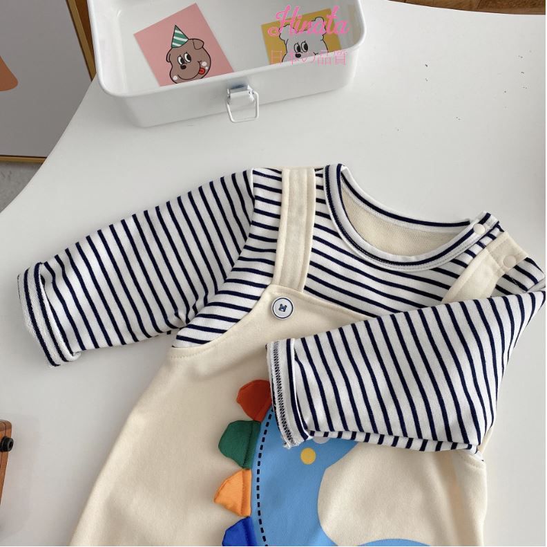 Body Sleepsuit chú khủng long hoạt hình Hinata cho bé trai BF22