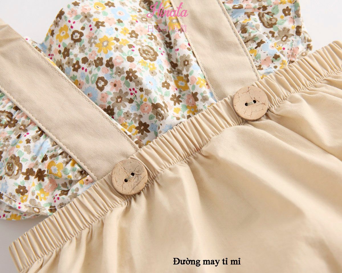 Set romper mùa xuân siêu dễ thương cho bé gái BF49