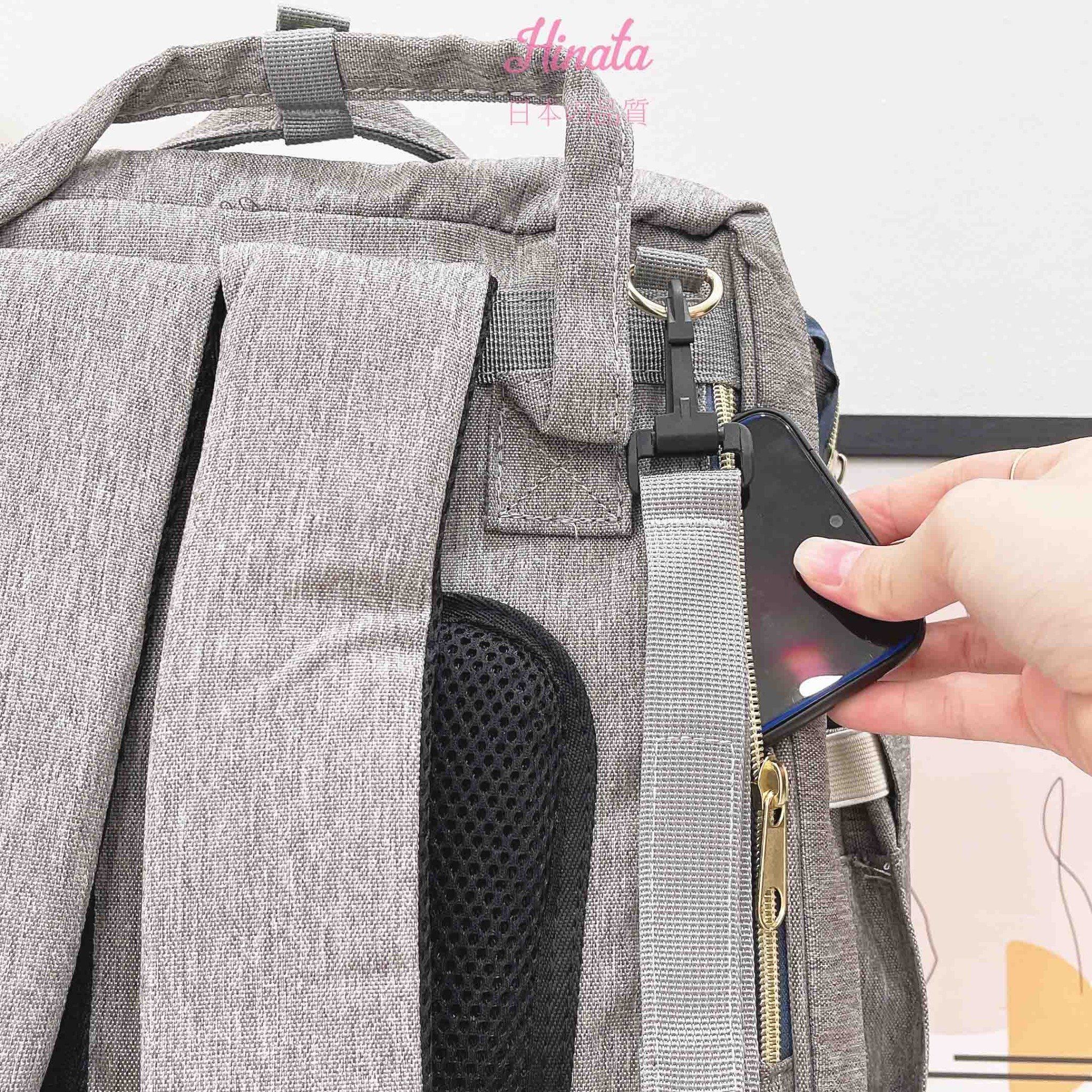 Balo bỉm sữa nôi di động BL04 Hinata Nhật Bản