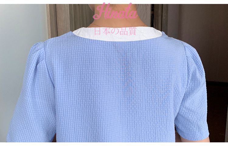  (SALE) Đầm bầu chữ A phối nơ Hinata DB014 