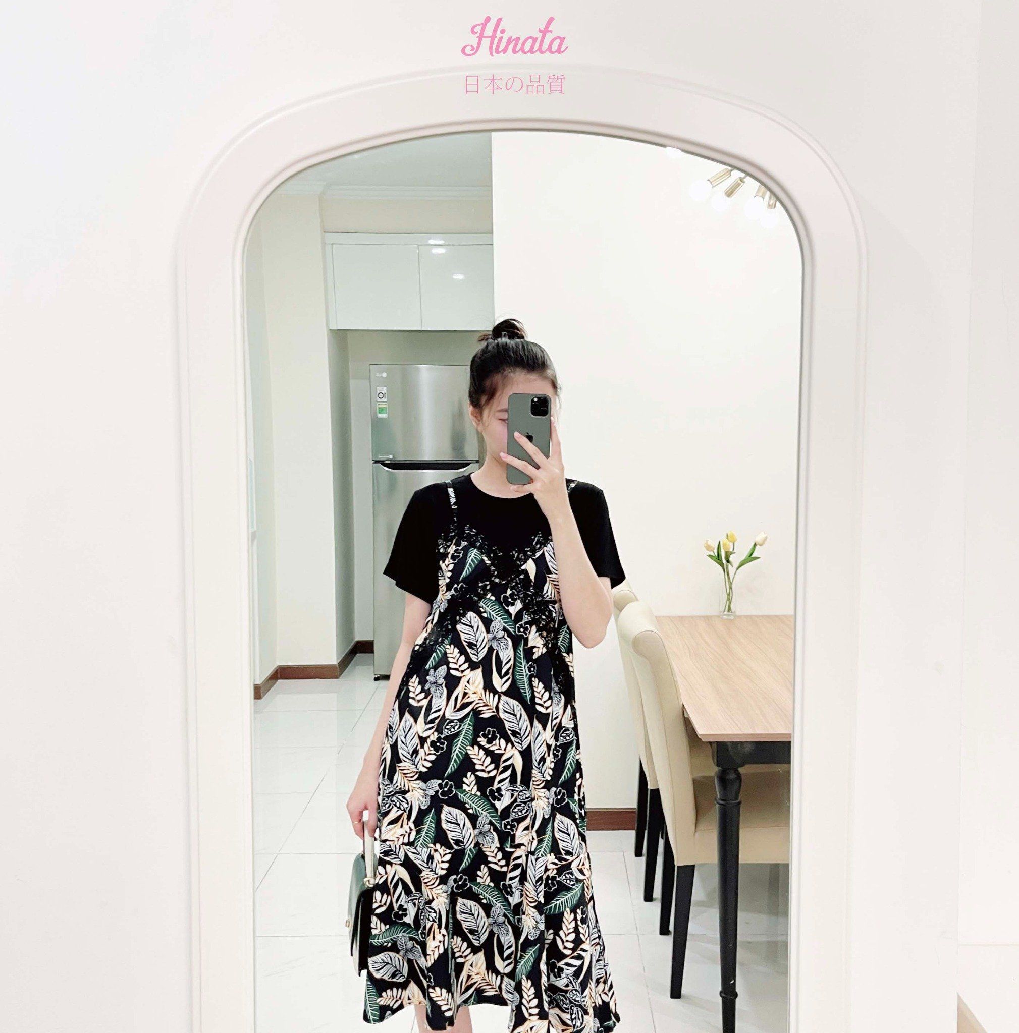 (SALE) Đầm bầu yếm Hinata DB017