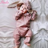  Set Romper unisex tai thỏ dễ thương BF52 Hinata 