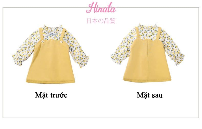 Đầm hoa nhí cho bé gái Hinata BF43