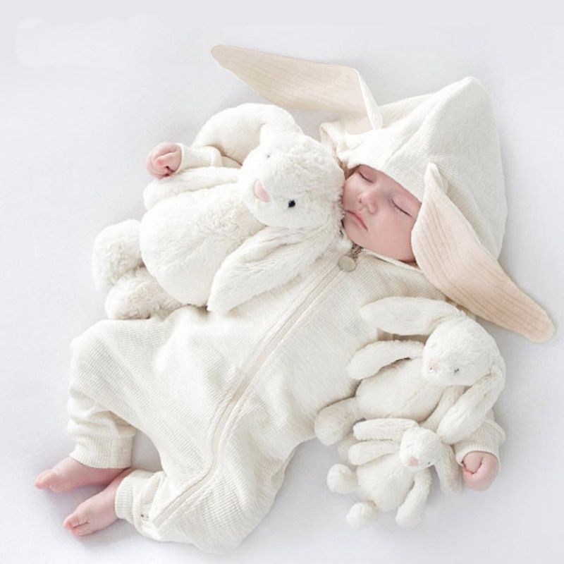 Set Romper unisex tai thỏ dễ thương BF52 Hinata