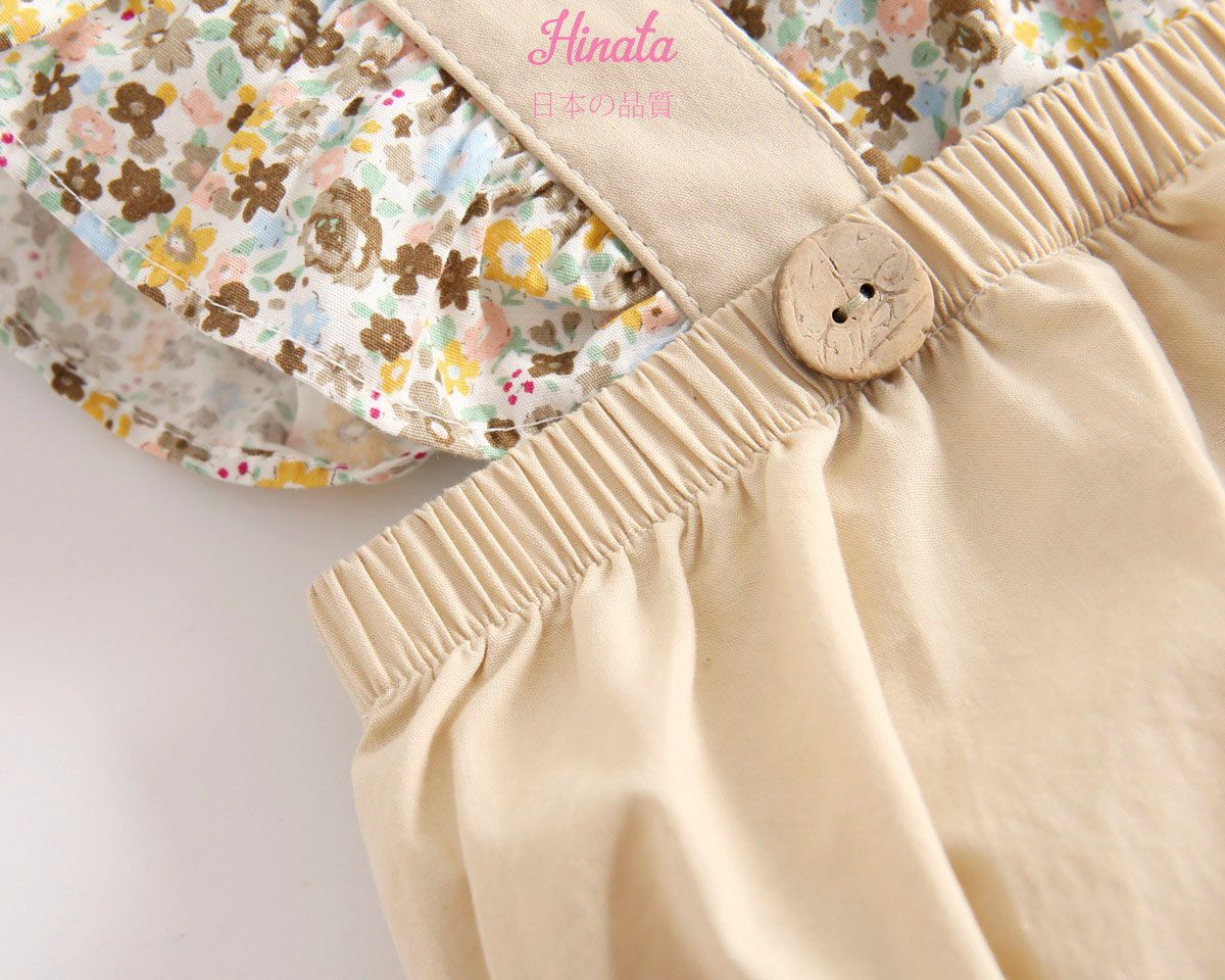 Set romper mùa xuân siêu dễ thương cho bé gái BF49