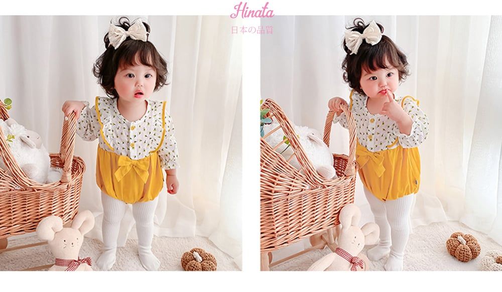 Bodysuit hoa dễ thương cho bé gái BF25 Hinata