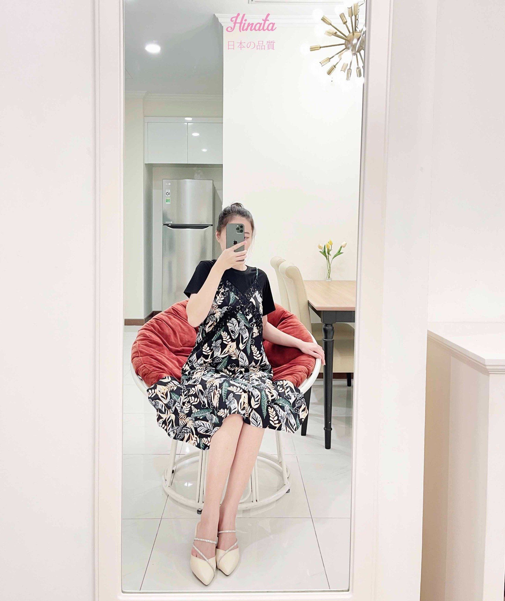 (SALE) Đầm bầu yếm Hinata DB017