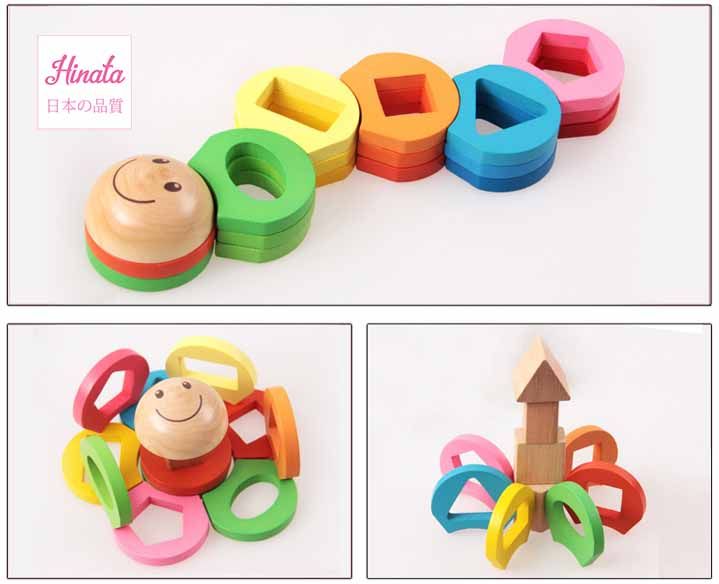 Đồ chơi xếp hình bằng gỗ Hinata DC19